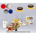 Twist Off Cap Glass Jar Cap Lini Produksi